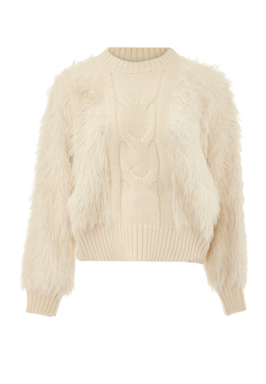 SWIRLY women's knitted sweater