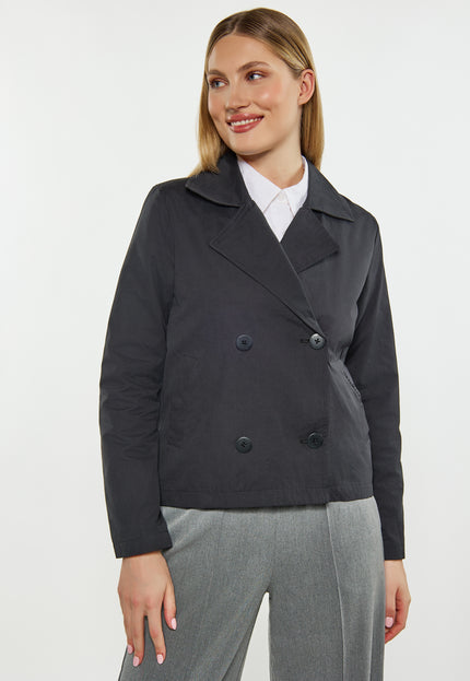 DreiMaster Klassik Women's Short Trench Jacket