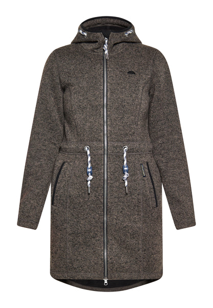 Schmuddelwedda women's knit fleece coat