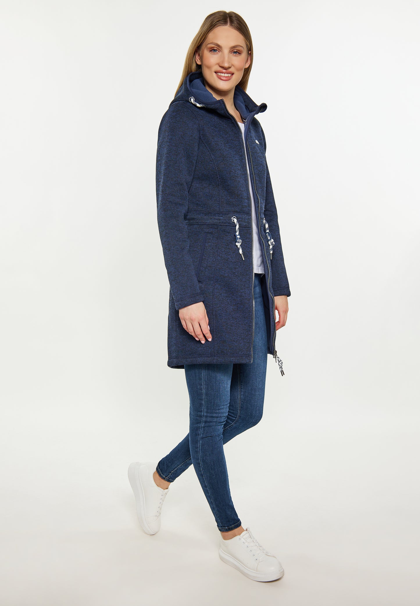 Schmuddelwedda women's knit fleece coat
