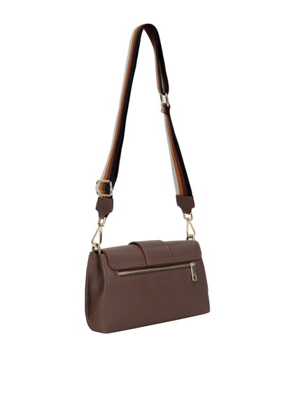 faina women's leather shoulder bag