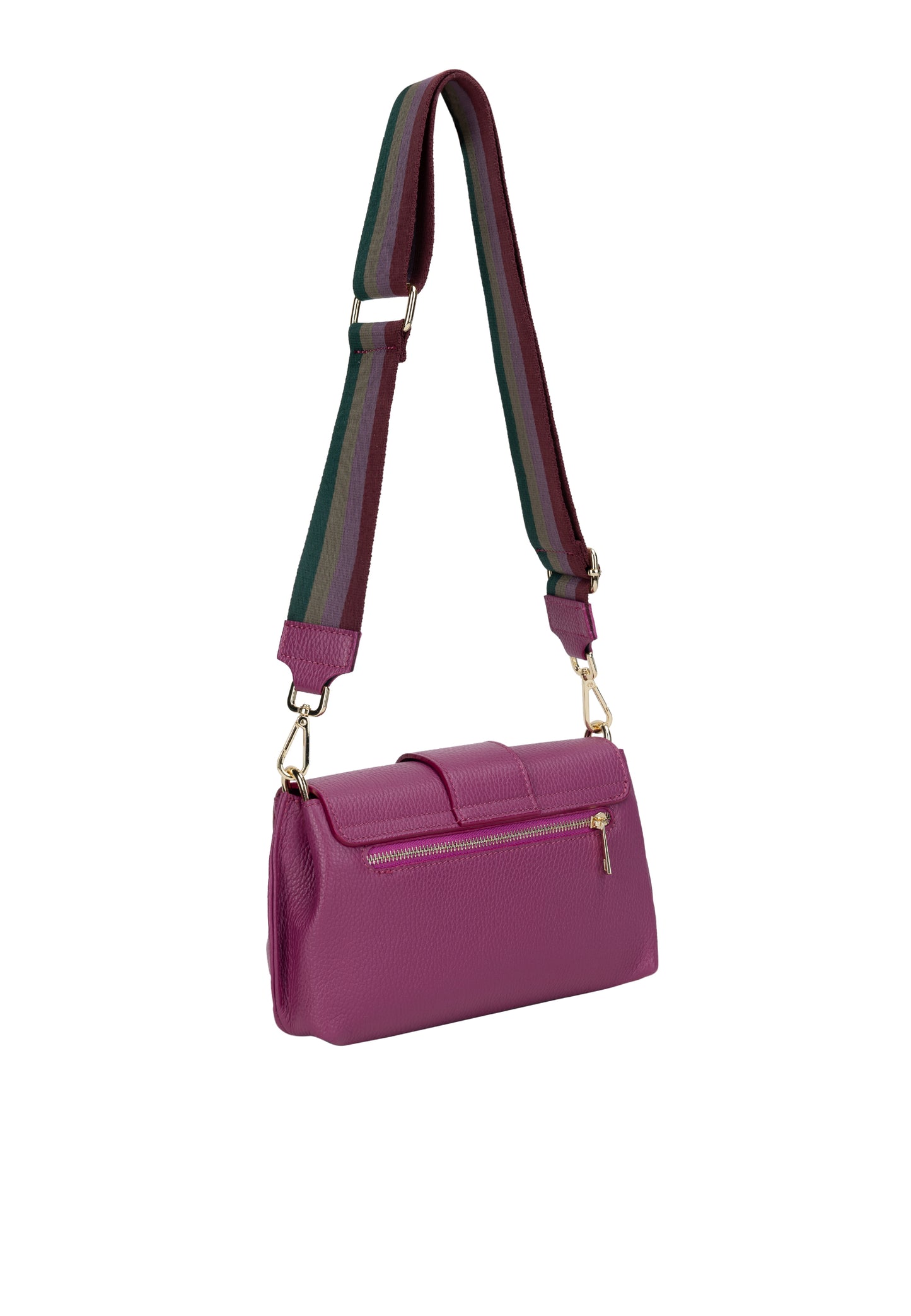 faina women's leather shoulder bag