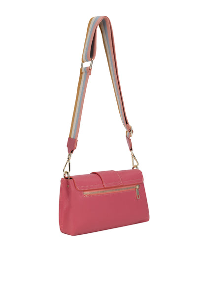 faina women's leather shoulder bag