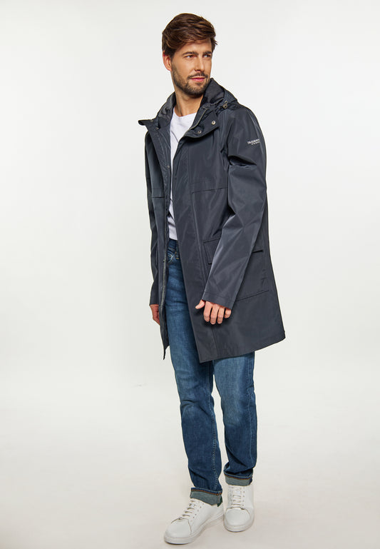DreiMaster Maritim men's rain parka made from recycled materials