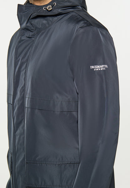 DreiMaster Maritim men's rain parka made from recycled materials