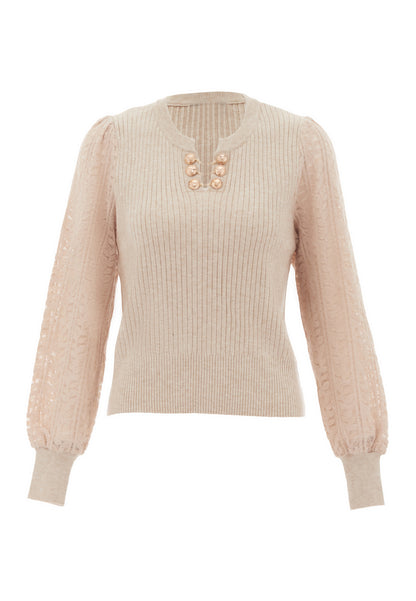 NAEMI damski sweter dzianinowy