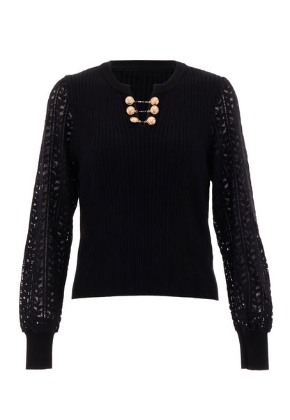 NAEMI damski sweter dzianinowy