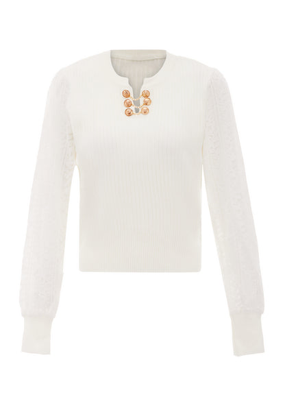 NAEMI damski sweter dzianinowy
