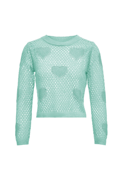 sweeties by leo women's knitted sweater