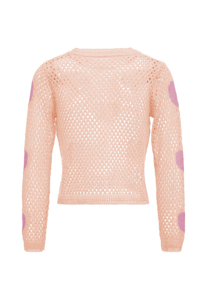 sweeties by leo women's knitted sweater