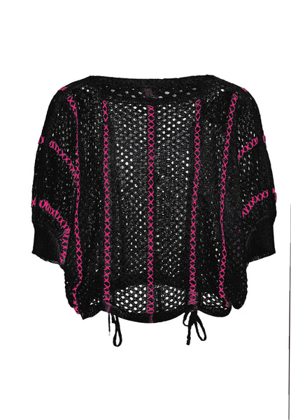 sweeties by leo women's knitted sweater