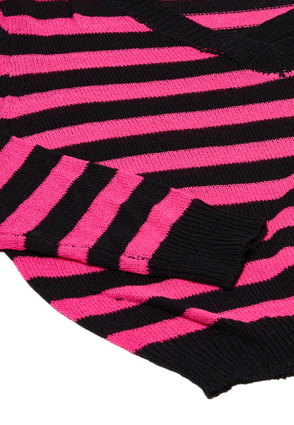 sweeties by leo women's knitted sweater