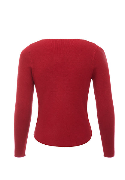leo selection damski sweter z dzianiny