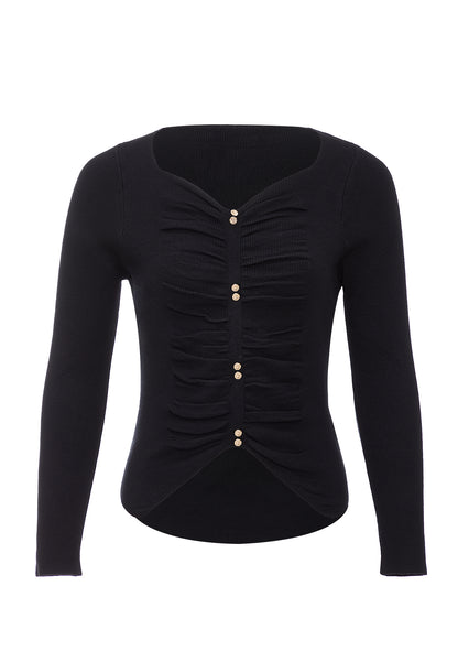 leo selection damski sweter z dzianiny