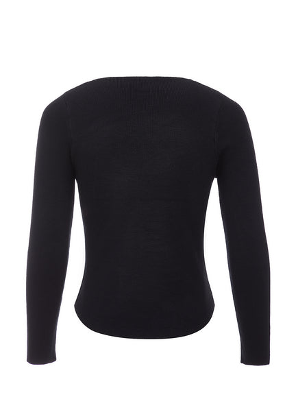 leo selection damski sweter z dzianiny