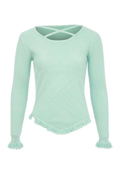 qisha women's knitted sweater