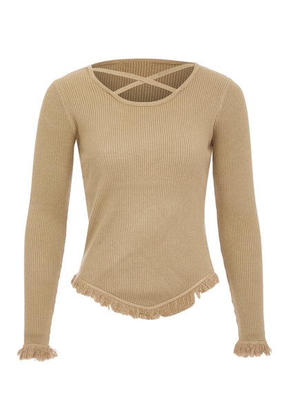 qisha women's knitted sweater