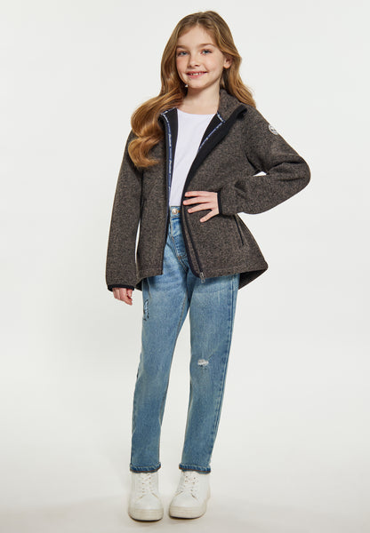 Schmuddelwedda girl's knitted fleece jacket