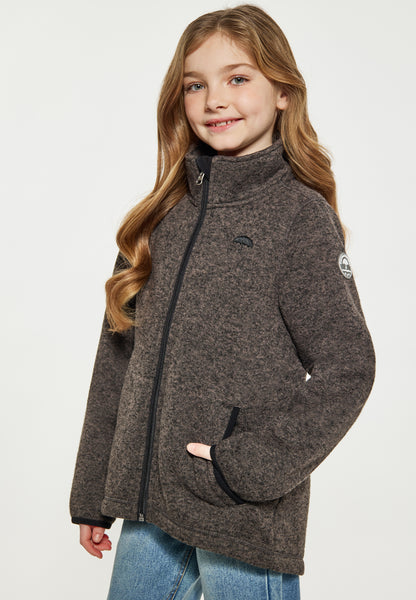 Schmuddelwedda girl's knitted fleece jacket