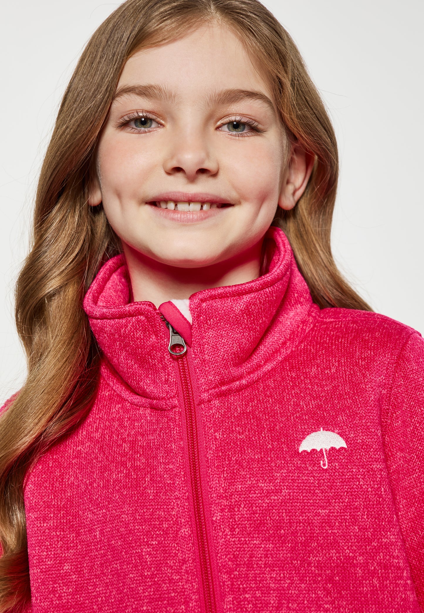 Schmuddelwedda girl's knitted fleece jacket