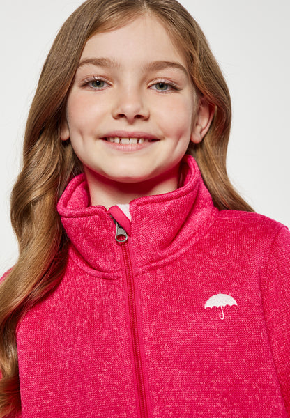 Schmuddelwedda girl's knitted fleece jacket