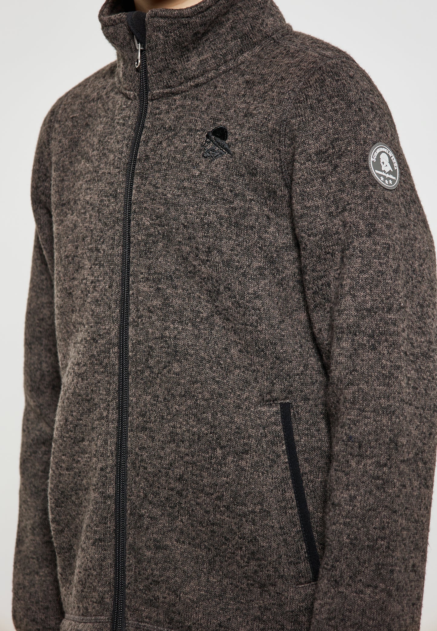 Schmuddelwedda girl's knitted fleece jacket