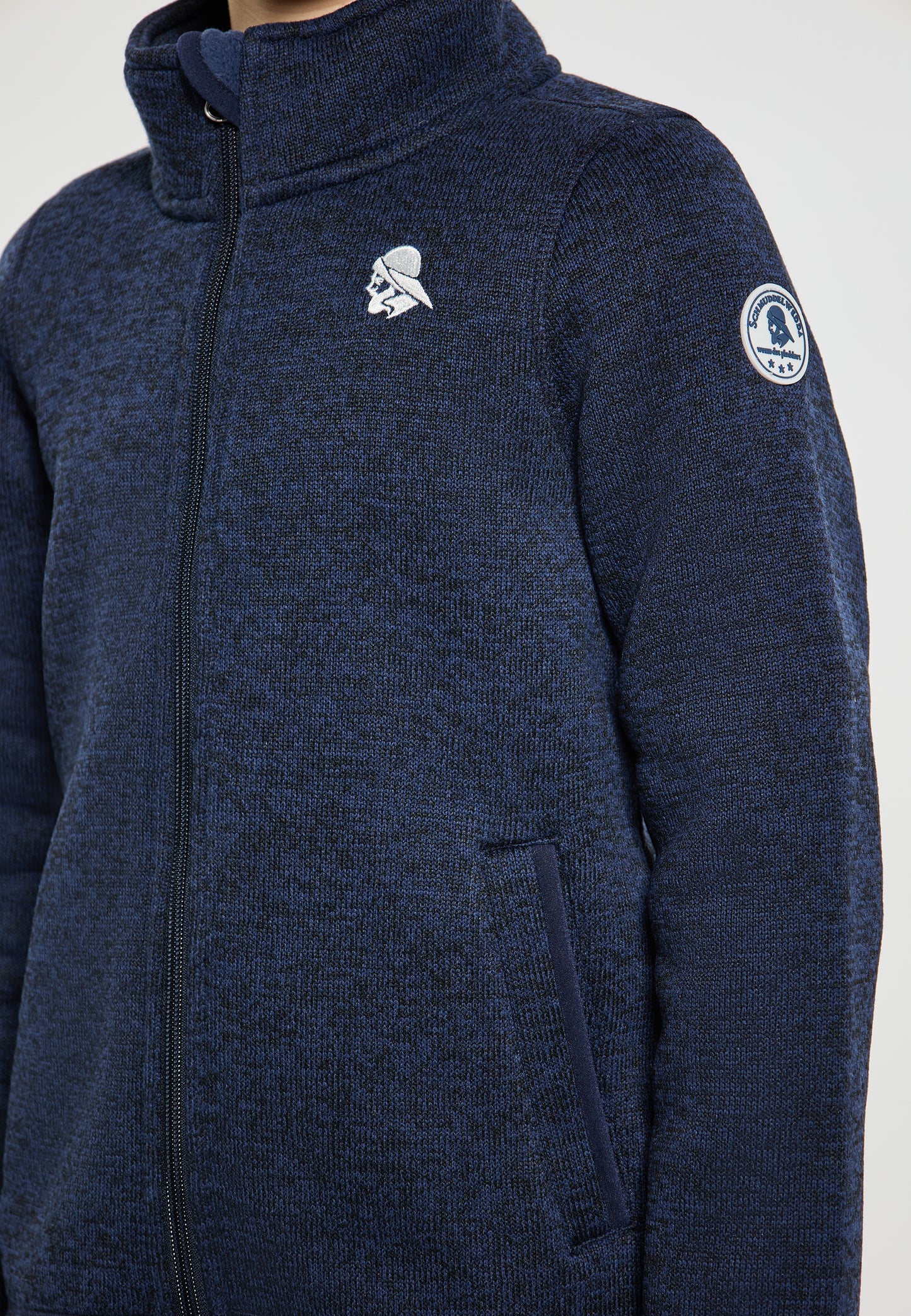 Schmuddelwedda girl's knitted fleece jacket