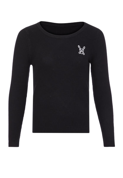 sweeties by leo women's knitted sweater