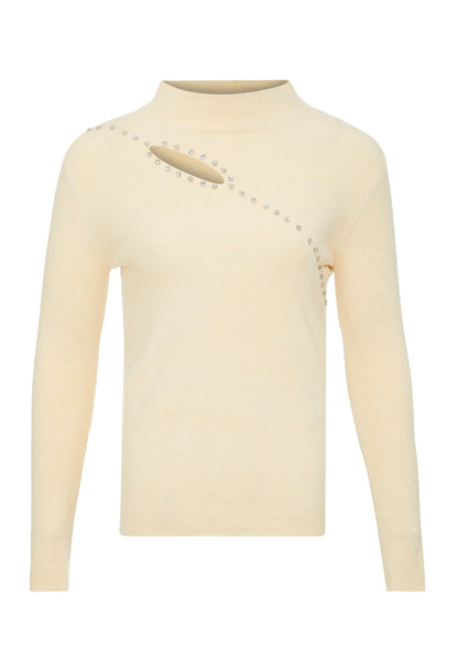 bling bling by leo women's knitted sweater