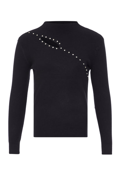 bling bling by leo women's knitted sweater