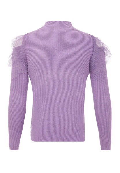 bling bling by leo women's knitted sweater