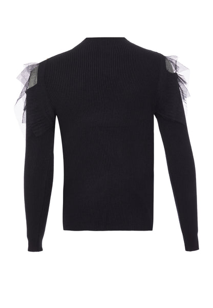 bling bling by leo women's knitted sweater