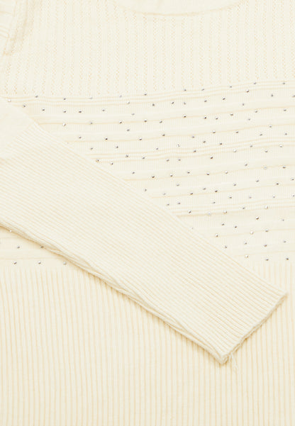 bling bling by leo women's knitted sweater