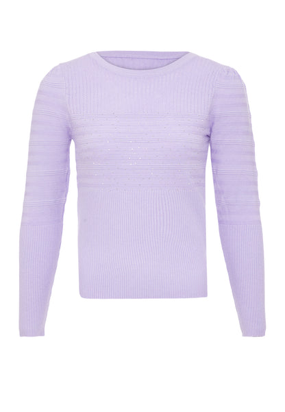 bling bling by leo women's knitted sweater