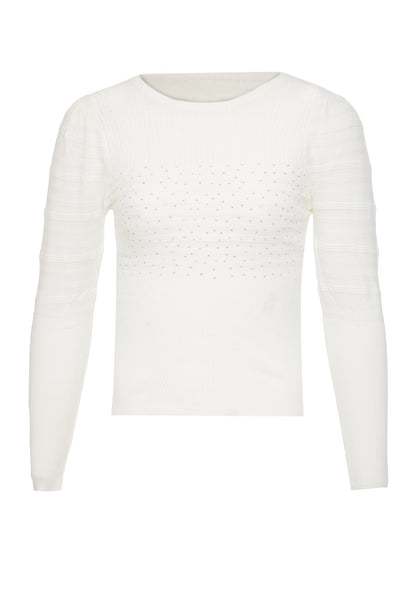 bling bling by leo women's knitted sweater