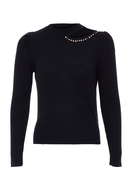 SWIRLY women's knitted sweater