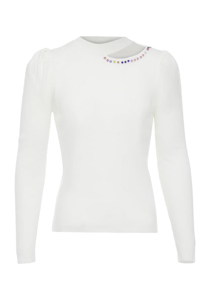 SWIRLY women's knitted sweater