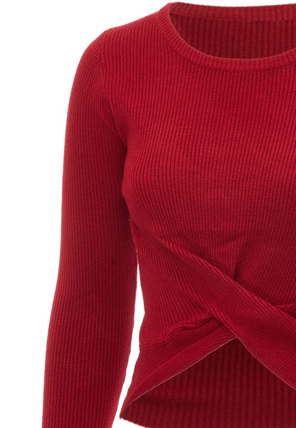 leo basics women's knitted sweater