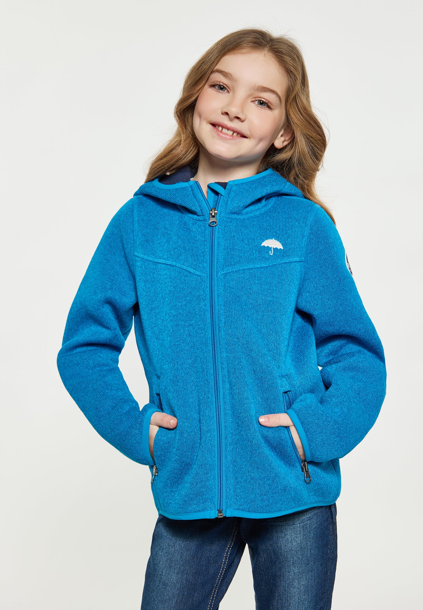 Schmuddelwedda girl's knitted fleece blouson
