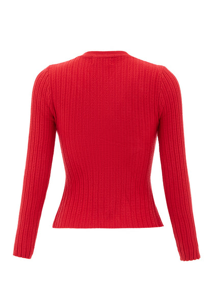 aleva women's knitted sweater