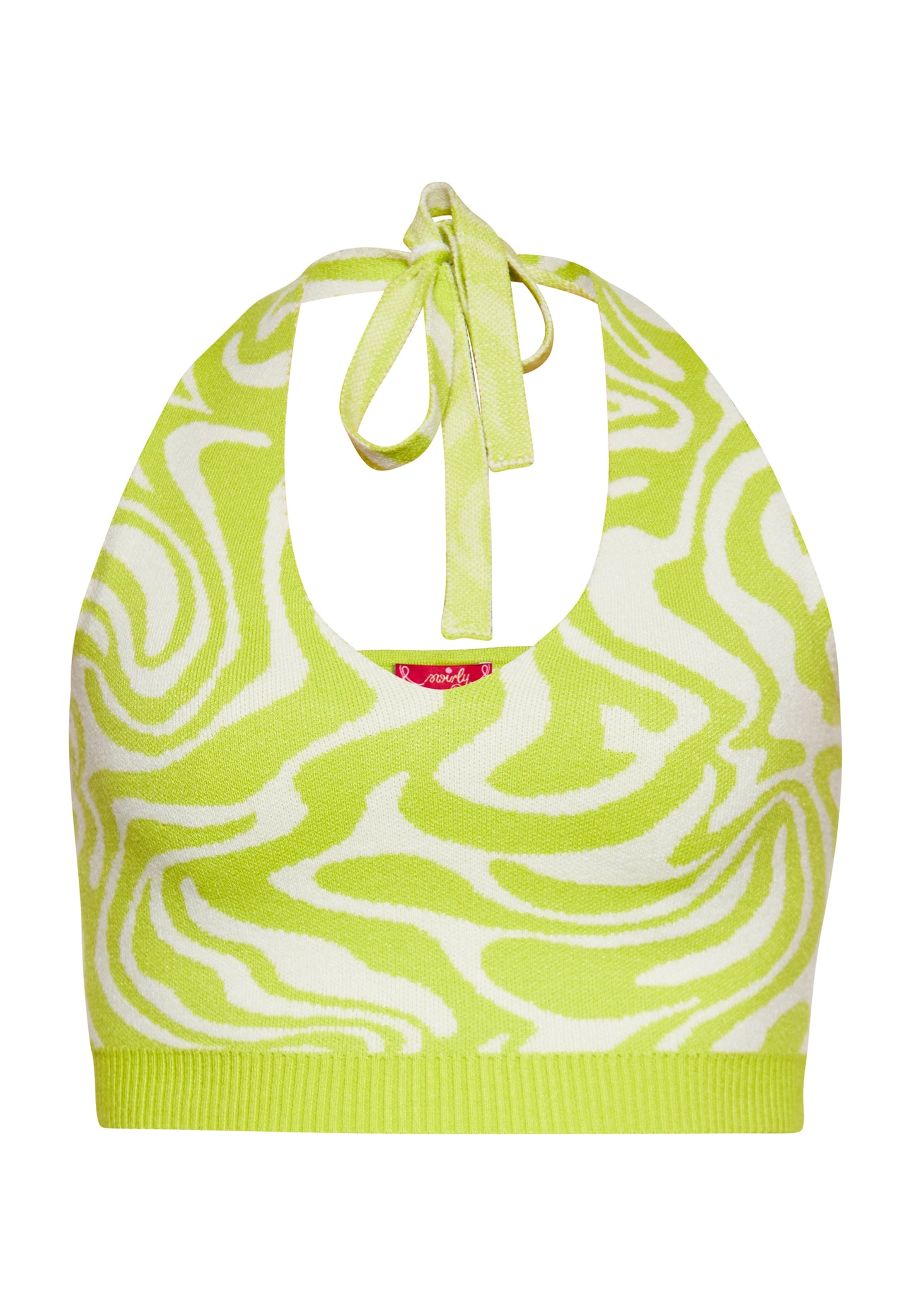 SWIRLY damski top krótki