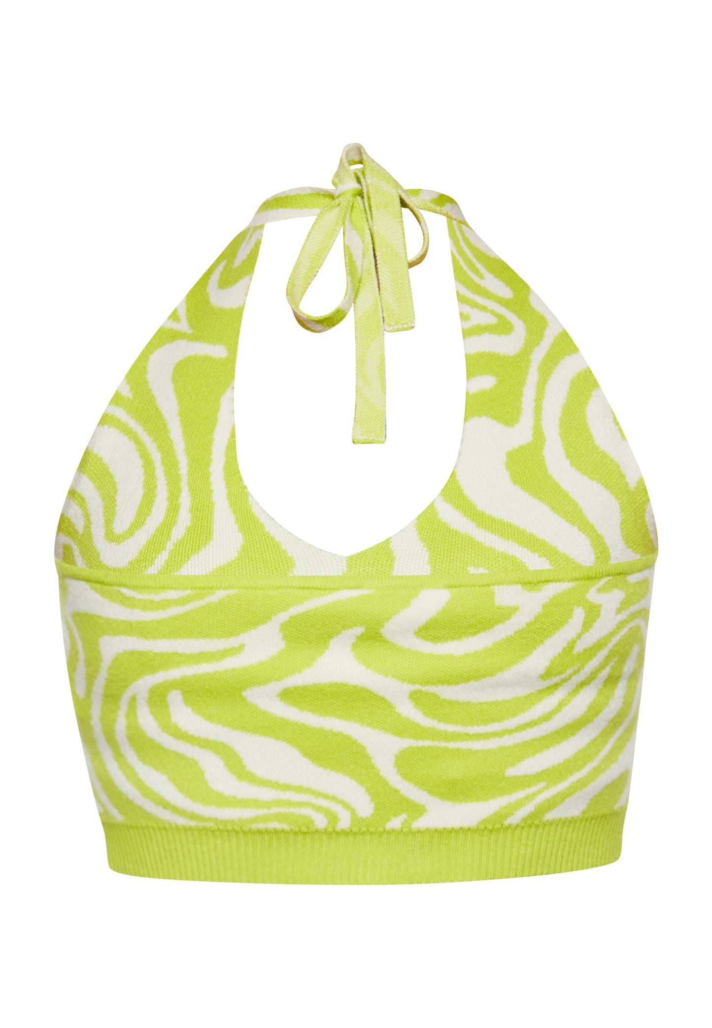 SWIRLY damski top krótki
