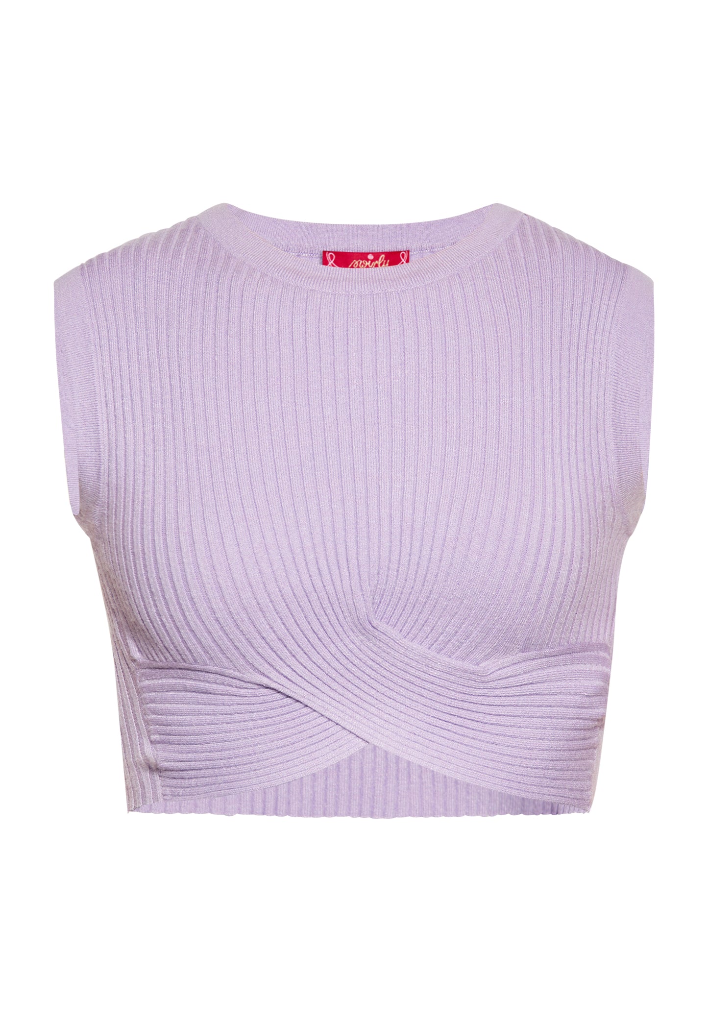 SWIRLY damski top krótki