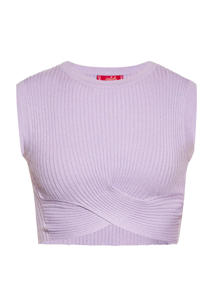SWIRLY damski top krótki