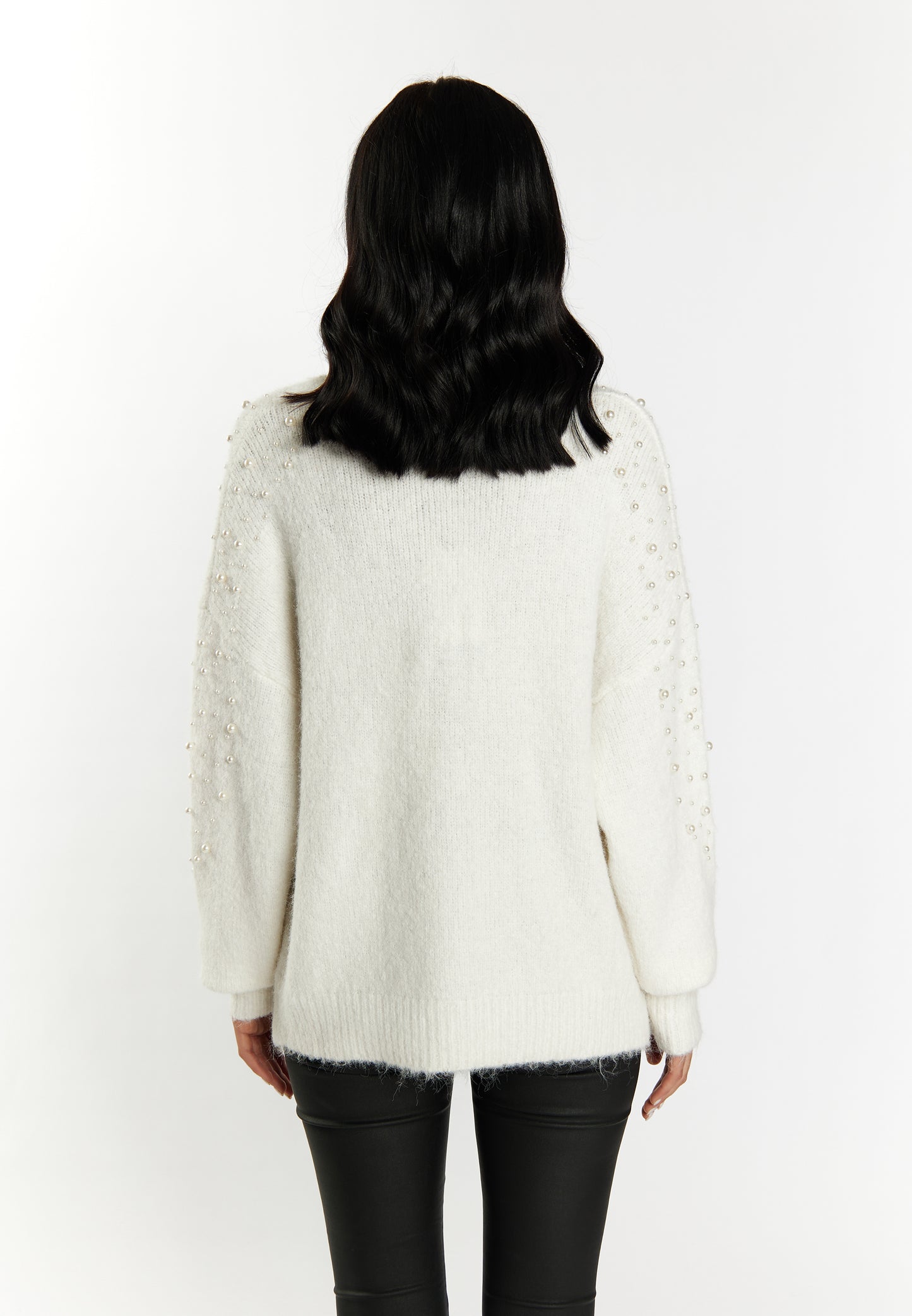 faina women's cardigan with pearl