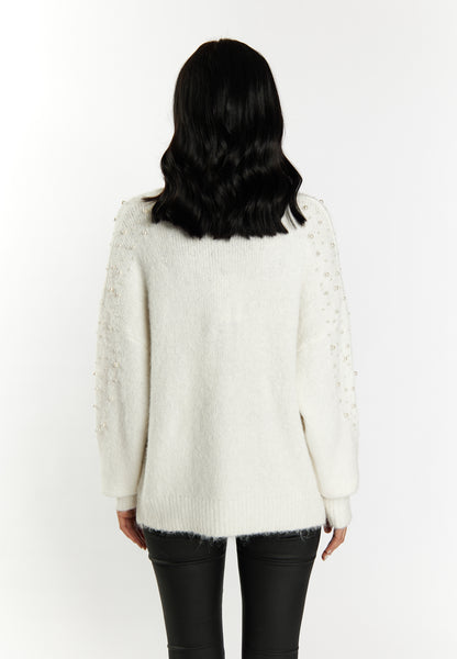 faina women's cardigan with pearl