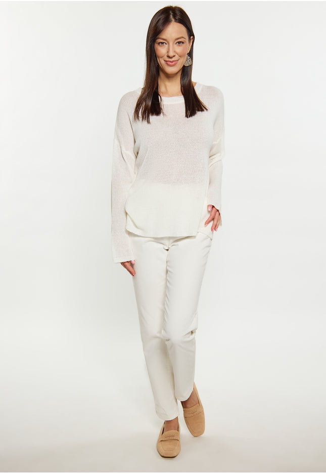usha WHITE Sweter damski