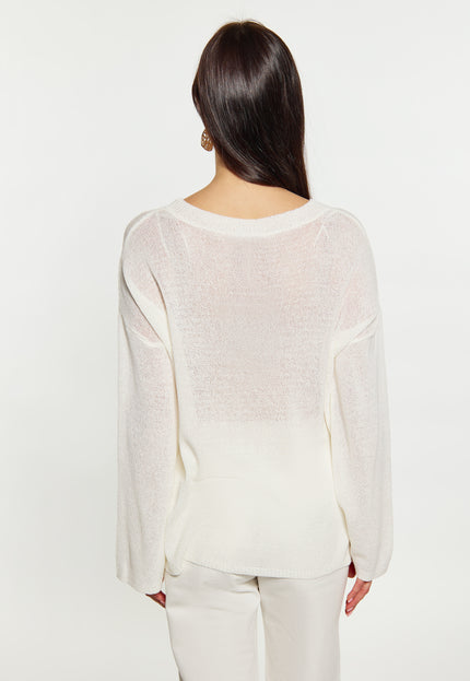 usha WHITE Sweter damski