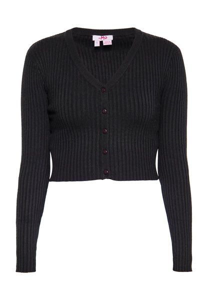 myMo women's cropped cardigan