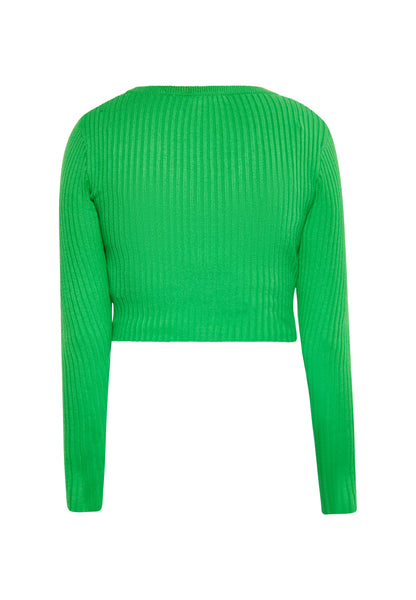 SWIRLY women's cropped cardigan